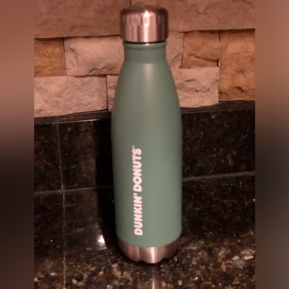 Dunkin Donuts Stainless Steel Hydration Collection 17 oz Green Water Bottle - Picture 1 of 7